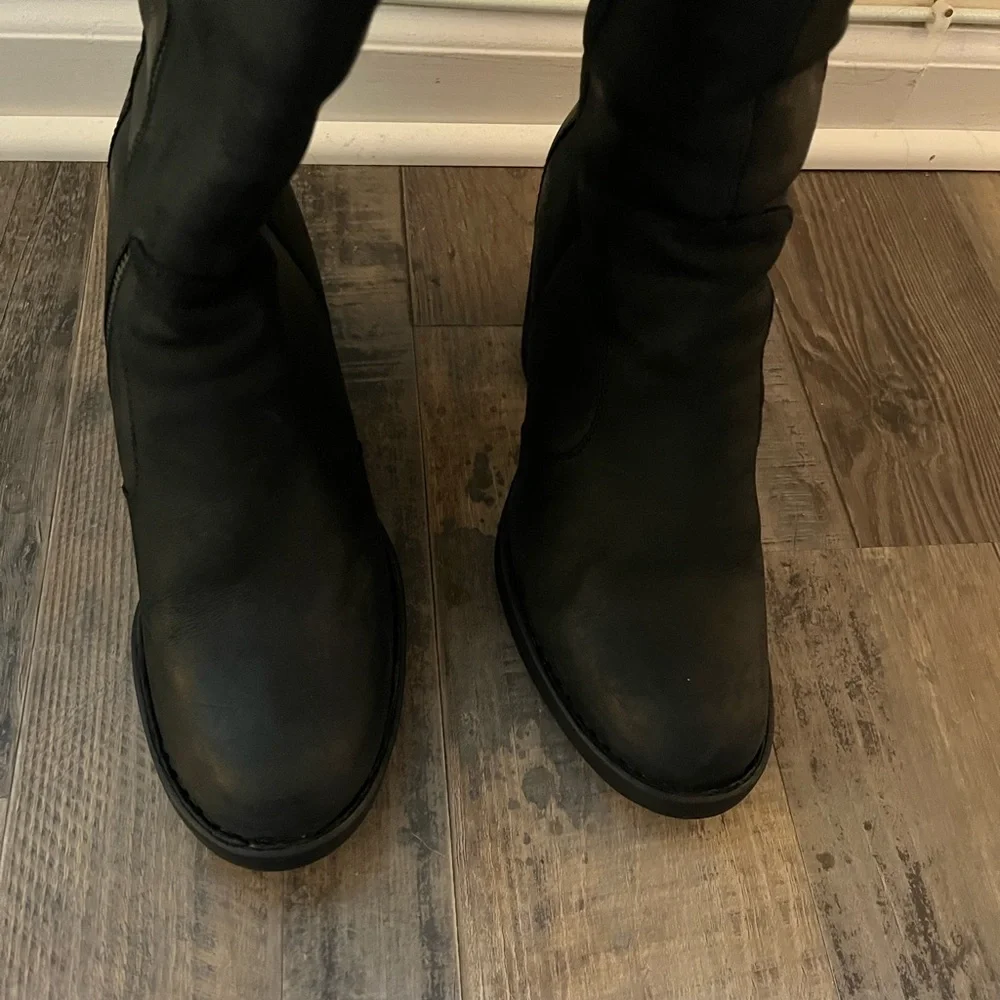 Black Heeled Boots